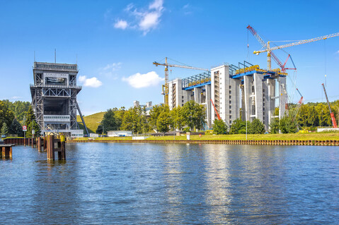 hydraulic engineering shipt lift niederfinow